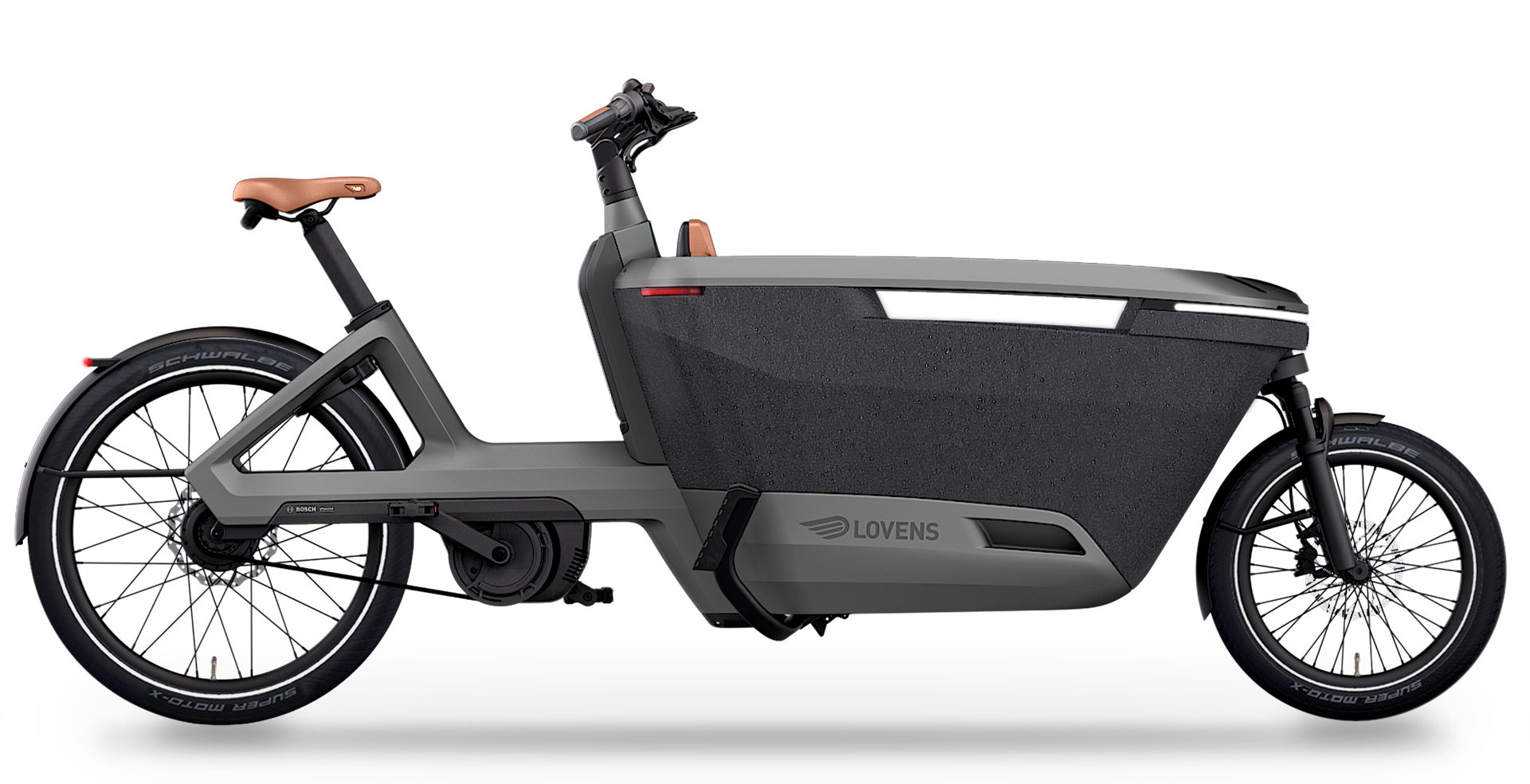 Lovens Explorer 2 in Alloy Grey mit braunem Stylingpaket
