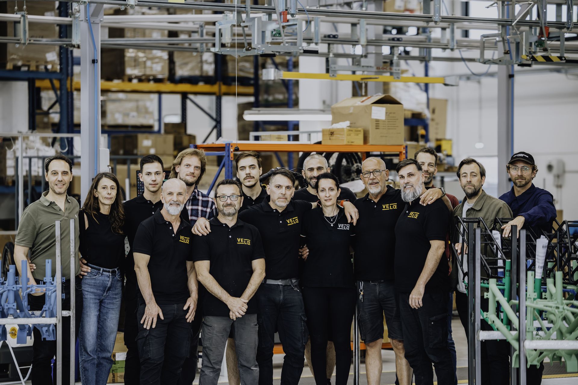 Team Veloe® in der Produktion in Italien